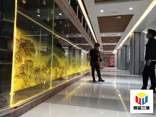 激光內(nèi)雕玻璃:為展覽展示勾勒夢(mèng)幻綺境